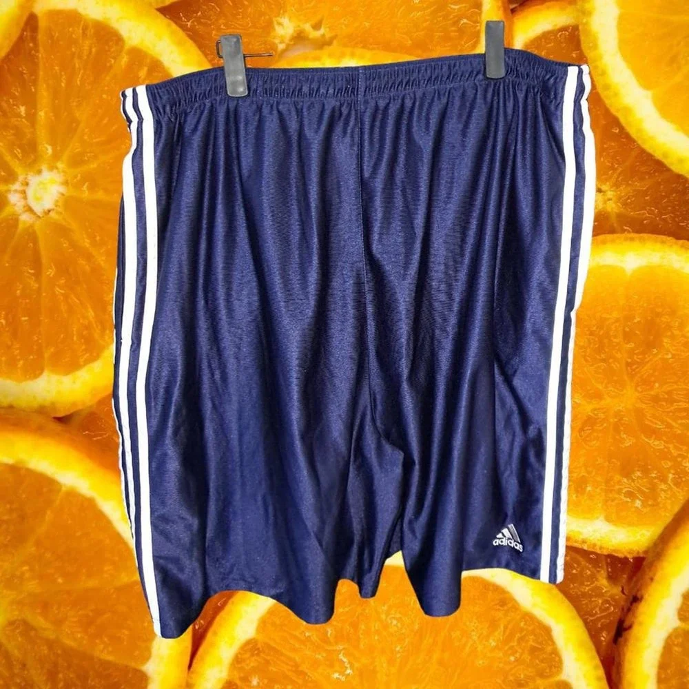 Adidas‎ Navy Shorts with White Stripe Size 2XL